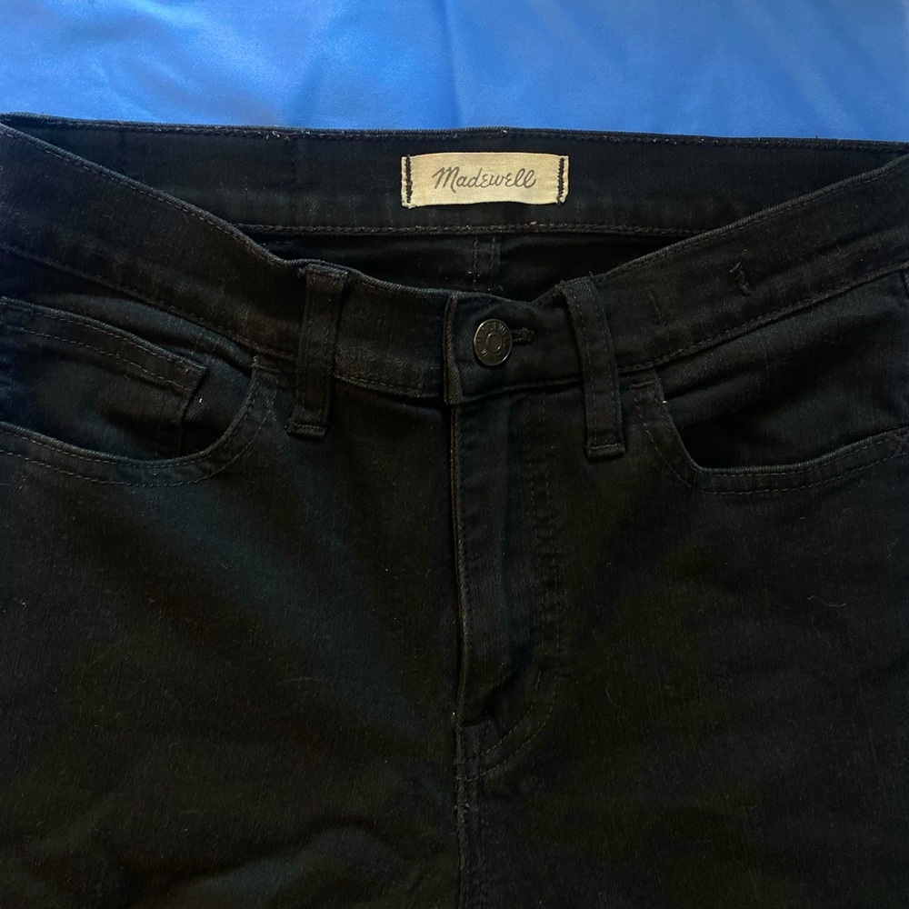Madewell Roadtripper black skinny jeans size 26